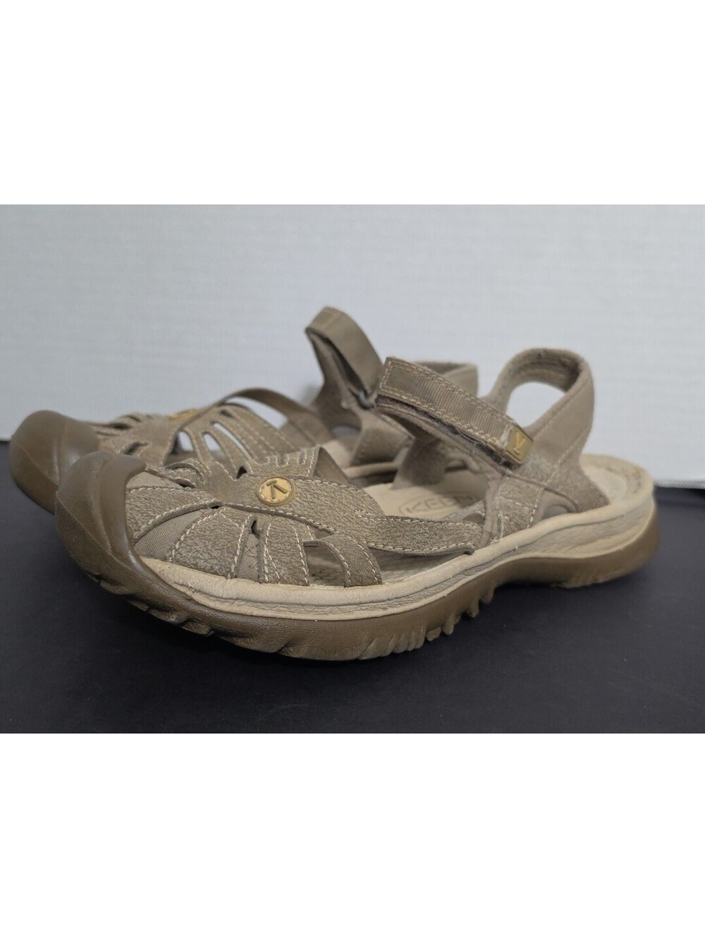 Keen Womens Sandal Size 10.5 Brown Cap Toe River Hiking Adventure Shoe